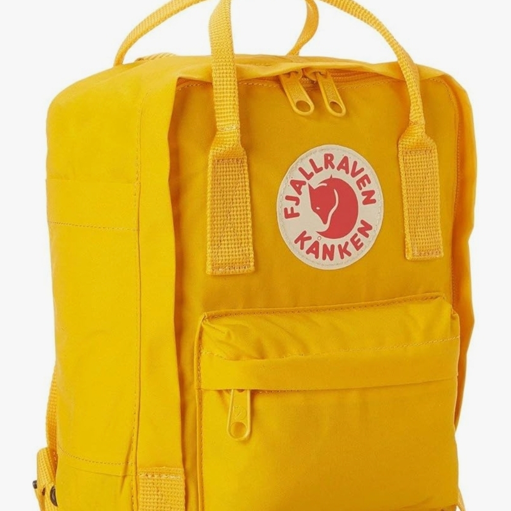 Fjällräven Kånken Warm Yellow Mini Backpack